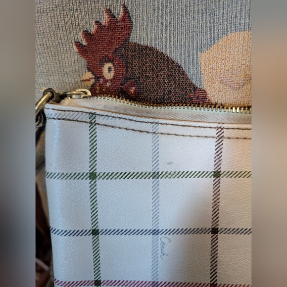 ⭐BOGO FREE⭐ COACH PLAID PURSE CROSS BODY BAG - Picture 8 of 14